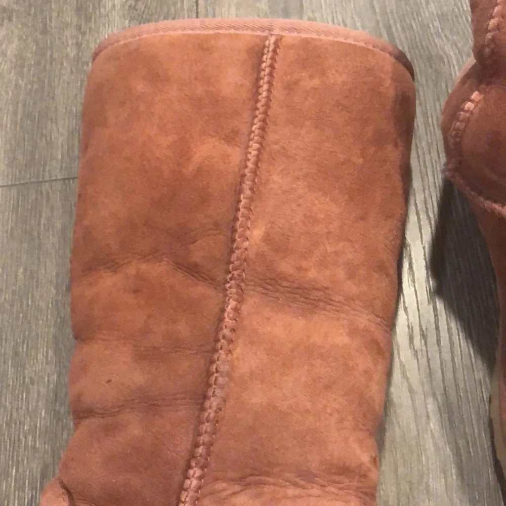 Ugg Plum Wine Tall Classic Boots, size 8